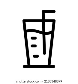 cold drink icon or logo isolated sign symbol vector illustration - high quality black style vector icons
