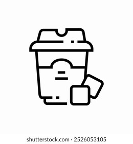 cold drink icon sign vector