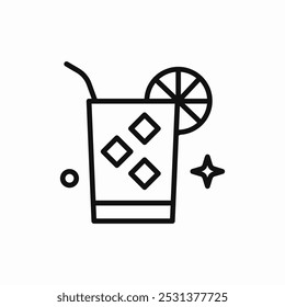 cold drink icon sign vector