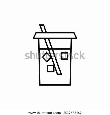 cold drink icon sign vector