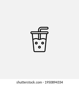 Cold drink icon sign vector,Symbol, logo illustration for web and mobile