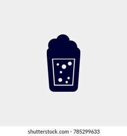 cold drink icon, Vector illustration