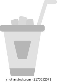 Cold drink icon vector image. Can also be used for Food, Drinks and Confectionery. Suitable for mobile apps, web apps and print media.