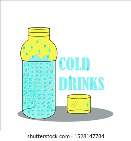 COLD DRINK LOGO IMAGE FOR THE BACKGROUND