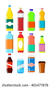 cold drink set on a white background