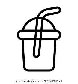 Cold Drink Symbol Icon Vector Illustration Stock Vector (Royalty Free ...