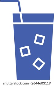 Cold Drink vector icon. Can be used for printing, mobile and web applications.