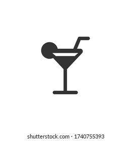 Cold drink vector icon.fruit juice icon