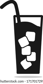 Cold drinks icon vector illustration  
