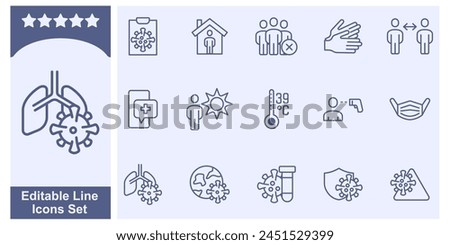 cold and flu icon set. Flu disease prevention symbol template for graphic and web design collection logo vector illustration