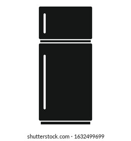 Cold fridge icon. Simple illustration of cold fridge vector icon for web design isolated on white background
