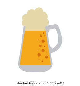 Cold glass beer