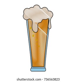 Cold glass beer