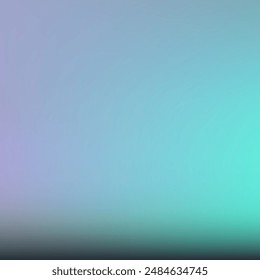 Cold Gradient Background Green-Blue, Cyan-Purple, And Teal Hues. Cold Green And Blue Gradient Background, Graded And Pastel. Teal Aqua Iridescent Gradient For Instagram Story Banners.
