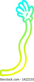 cold gradient line drawing of a cartoon retro hand gestures