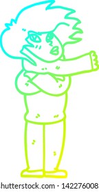 dibujo de una chica de dibujos animados con bufanda