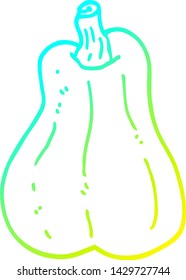 dibujo de línea de degradado frío de un escuadrón de marihuana de dibujos animados