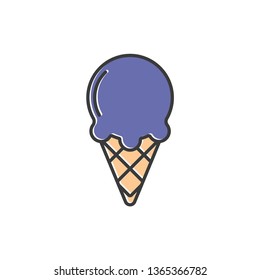 Cold ice cream