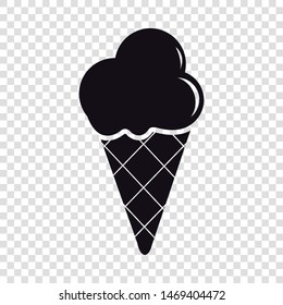 Cold ice cream icon. Simple illustration of cold ice cream vector icon for web