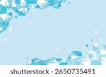 Cold ice vector illustration background material