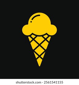 Cold icecream trendy artwork attractive abstract vector illustration colorful useable design.eps