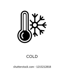 Cold icon. Cold symbol design from Winter collection. Simple element vector illustration on white background.