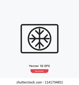 Cold icon vcetor