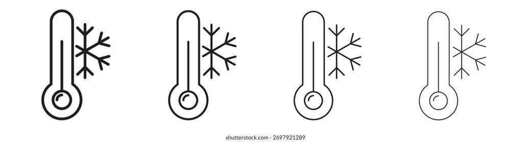 Cold icon vector illustration. EPS 10 editable vector.