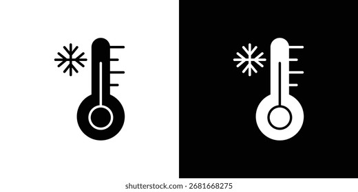 Silueta fría del Vector del icono para la colección gráfica y del Diseño web