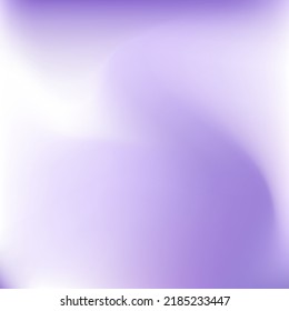 Cold Lavender Violet Curve Smooth Surface. Vibrant Pastel Purple Spotlight Gradient Backdrop. Watercolor Liquid Trendy White Wallpaper. Color Dynamic Fashion Fluid Paint Swirl Gradient Mesh.