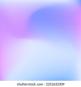 Cold Light Sunset Blurred Calm Gradient Backdrop. Water Liquid Blue Sunrise Violet Background. Sky Wavy Fluid Color Pink Swirl Gradient Mesh. Lavender Indigo Pastel Dynamic Curve Design Pic.