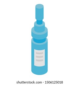 Cold medicine icon. Isometric of cold medicine vector icon for web design isolated on white background