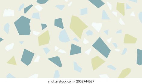 COLD PASTEL COLORS WALL TERRAZZO TO DECORATE