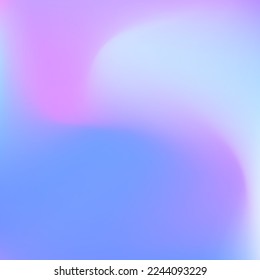 Cold Pink Calm Water Liquid Gradient Background. Sky Blurred Pastel Indigo Light Background. Blue Violet Wavy Fluid Lavender Swirl Gradient Mesh. Color Dynamic Sunrise Curve Sunset Blurry Texture.