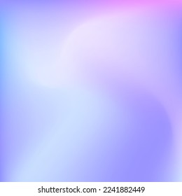 Cold Pink Dynamic Lavender Fluid Background. Wavy Sunset Sky Liquid Blurred Smooth Surface. Indigo Violet Water Color Light Swirl Gradient Mesh. Curve Calm Blue Pastel Sunrise Gradient Background.