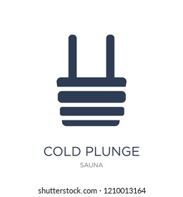 Cold Plunge icon. Trendy flat vector Cold Plunge icon on white background from sauna collection, vector illustration can be use for web and mobile, eps10