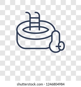 Cold Plunge icon. Trendy Cold Plunge logo concept on transparent background from sauna collection