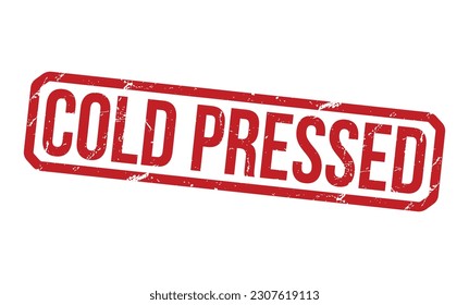 Cold Pressed grunge rubber stamp vector illustration on white background. Cold Pressed grunge rubber stamp.