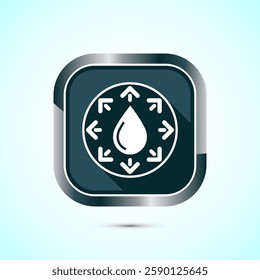 Cold pressed icon design illustration. Cold pressed label badge logo design template, Gray color shadow button design