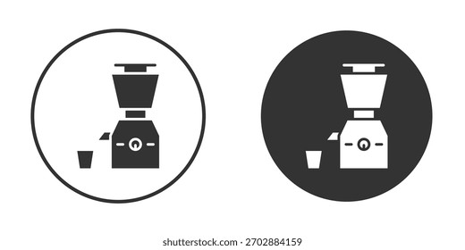 Icono de exprimidor prensado en frío. Perfecto para interfaces de Web y App, presentaciones, infografías