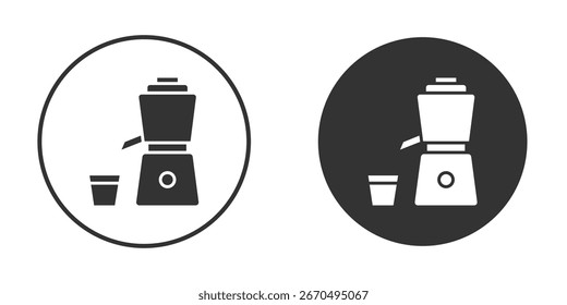 Icono de exprimidor prensado en frío concepto de estilo sólido simple. Vectores Clipart