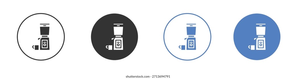 Icono de exprimidor prensado en frío Diseño de línea delgada. Gráfico de Vector. EPS 10