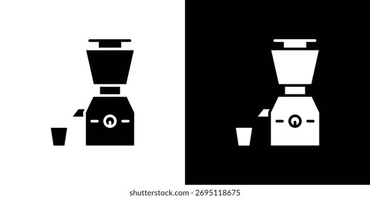 Cold pressed juicer icon vector, filled flat sign, solid pictogram. Symbol, logo illustration.
