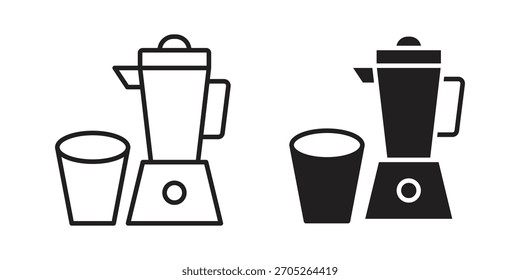 Vector de icono de exprimidor prensado en frío elemento de diseño aislado. EPS10