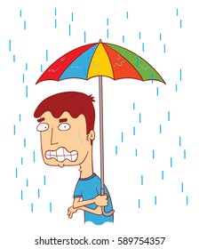 cold in the rain