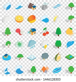 Cold season icons set. Isometric style of 36 cold season vector icons for web for any design