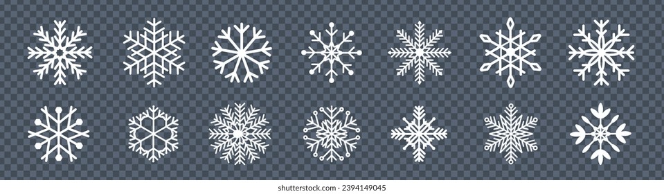 Cold snowflake winter icon vector. Snow cold symbol