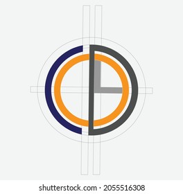 kaltes Zielsymbol und schönes Design