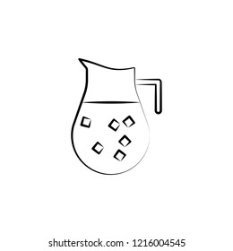 Cold tea icon. Element of tea icon for mobile concept and web apps. Hand drawn Cold tea icon can be used for web and mobile
