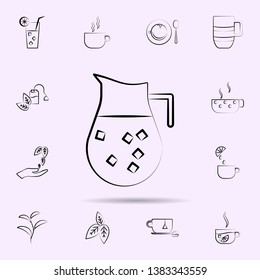 Cold tea icon. Universal set of tea for website design and development, app development